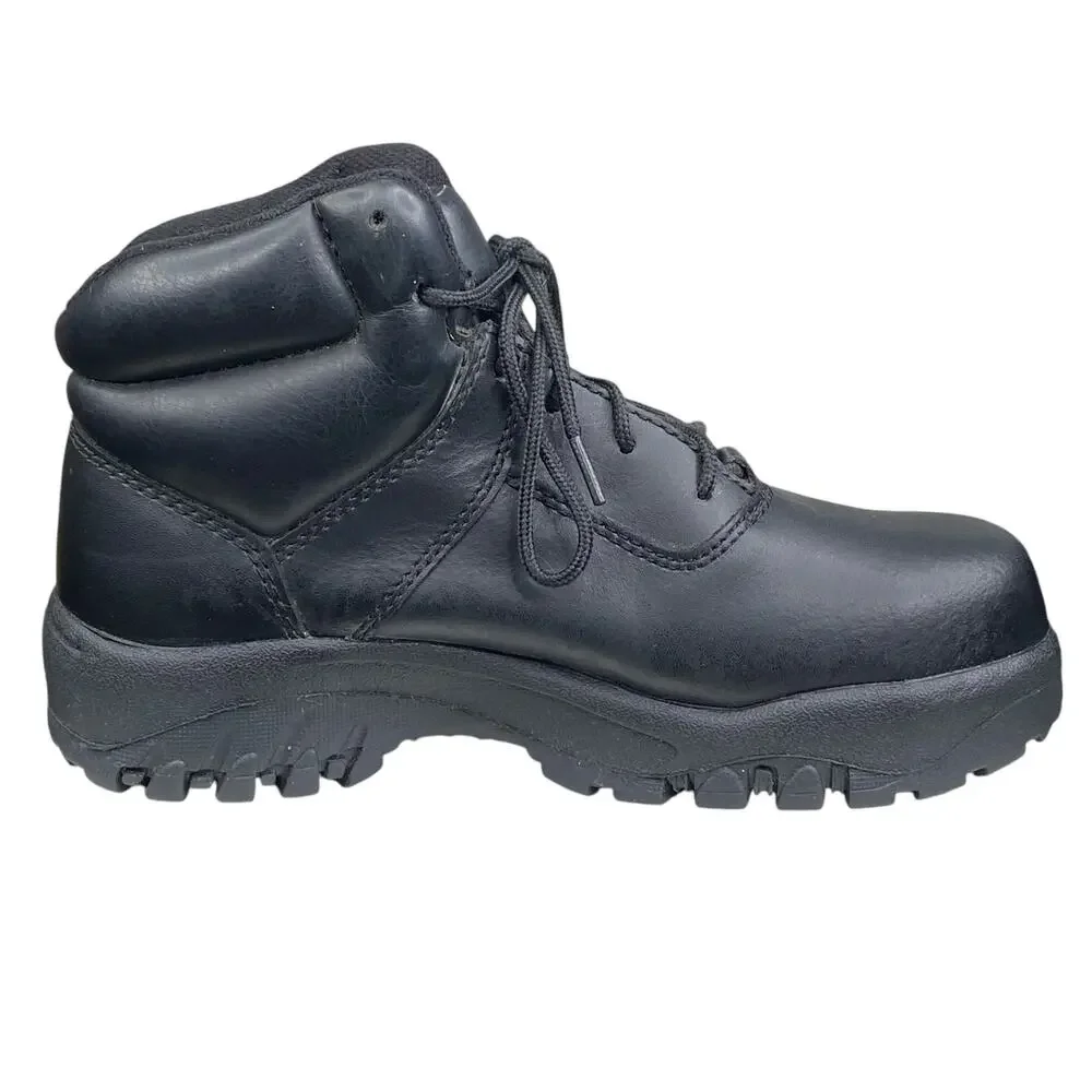 Worx X Red Wing Men’s Copper Black Leather Safety Toe Boot Size US 7.5